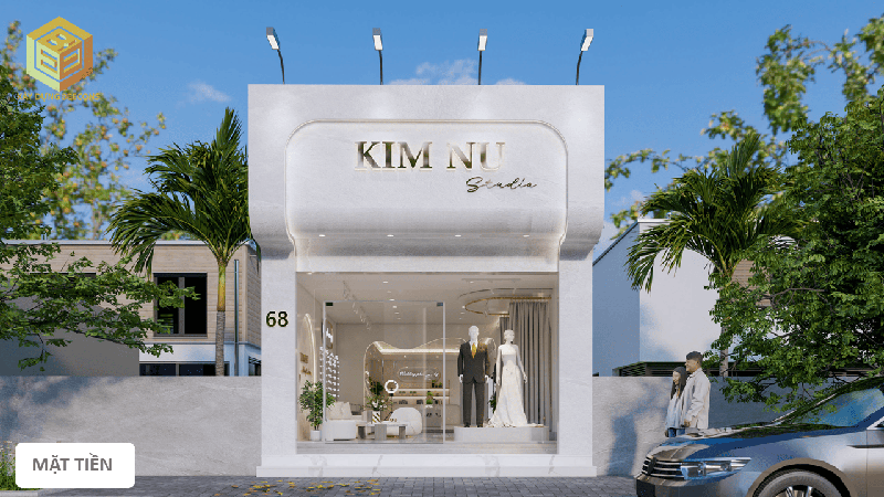 Thiết kế showroom áo cưới KimNu